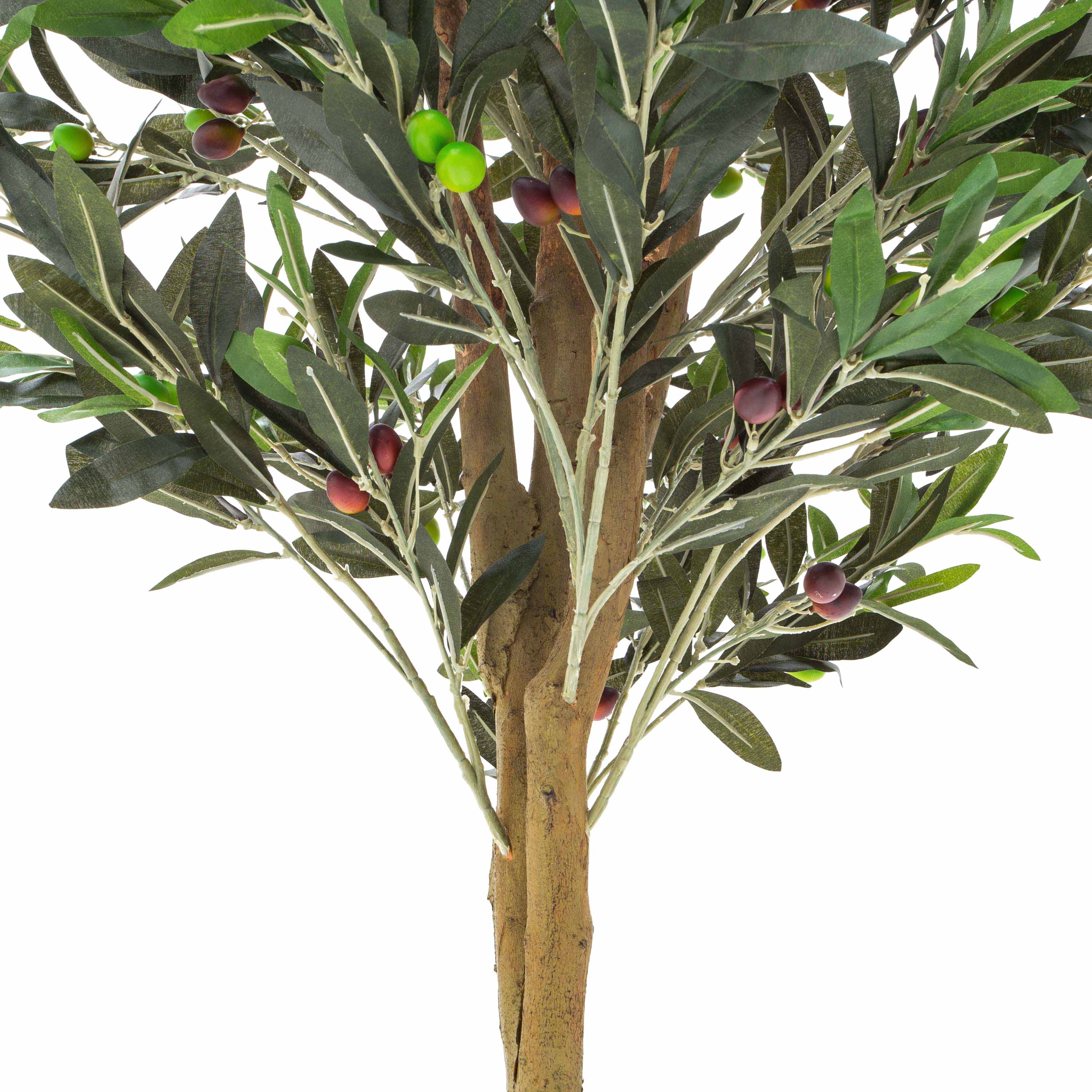 Olivo artificial NIKOLAS, tronco natural, frutos, verde, 210cm - Árboles  artificiales