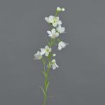 Rama de campanilla artificial GISELA, blanco, 65cm, Ø5cm