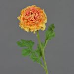 Flor artificial ranúnculo GRINTEL, albaricoque, 45 cm