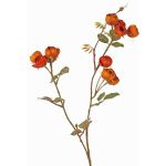 Rama artificial de col rosa LORRAINE, Eco Collection, naranja-amarillo, 60cm, Ø3cm