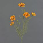 Rama decorativa de caléndula artificial PONGAU, naranja, 70 cm, Ø 5-7 cm