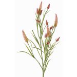 Rama decorativa de trébol artificial EUTIN con flores, rosa palo-verde, 80cm, Ø1,5-2cm
