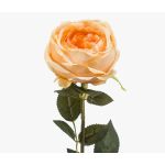 Flor artificial Rosa THYRI, melocotón, 65 cm