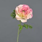Flor artificial ranúnculo KRISTY, rosa-rosa, 60 cm, Ø 10 cm