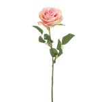 Rosa artificial BRUNETTE, rosa-crema, 70cm, Ø11cm