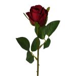 Flor artificial rosa EMBERY, roja, 45 cm