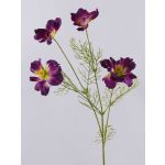 Rama decorativa de flor PRESTIOSA, violeta-verde, 75cm, Ø6-11cm