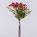 Rama artificial de serbal ELNATAN en ramo, frutos, rojo, 30 cm
