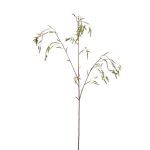 Rama artificial de abedul JENKFUN con flores, verde, 95 cm