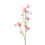 Rama decorativa Tweedia solanoides ZORHIL, rosa metalizado, 75 cm
