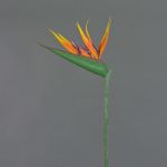 Strelitzia sintética ALLISSA, naranja-violeta, 90cm, 17x24cm