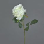 Rosa sintética SIMONY, crema, 45cm, Ø8cm