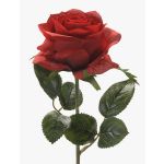 Rosa sintética SIMONY, rojo, 45cm, Ø8cm