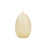 Velas de Pascua LEONITA, color crema, 9 cm, 6 cm, 16 h - Fabricadas en Alemania