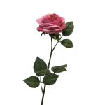 Rosa artificial KAILIN, rosa, 65cm, Ø9cm