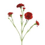 Clavel artificial AHONG, rojo, 60cm
