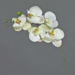 Rama artificial de orquídea Phalaenopsis SONGYA, blanca, 55cm