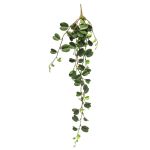 Planta artificial de hoja de corazón XIANHUI, varilla de ajuste, verde, 100cm