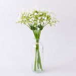 Ramo de gypsophila artificial CECILIA, blanco, 30cm, Ø17cm