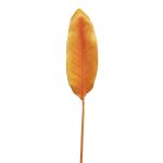 Hoja artificial de strelitzia YISHAO, naranja-rosa, 90cm