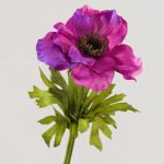 Anémona artificial FRANCA, fucsia, 35cm, Ø9cm
