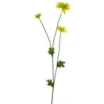 Crisantemo artificial YUNJUAN, amarillo, 60cm