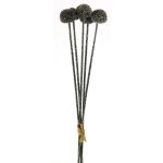 Ramo artificial de allium ANSHUO, plata, 60cm