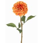 Flor artificial dalia BREDANA, naranja, 60cm, Ø11cm