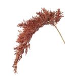 Rama artificial de sorgo BOTTO con espigas, rojo-marrón, 95 cm
