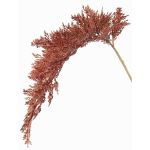 Rama artificial de sorgo BOTTO con espigas, rojo-marrón, 95cm