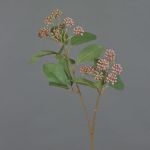 Rama de cornejo artificial PANGO con brotes, rosa viejo, 70 cm