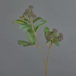 Rama de cornejo artificial PANGO con brotes, violeta oscuro, 70 cm