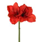 Amaryllis artificial NARWELA, rojo, 70 cm, Ø10-13 cm