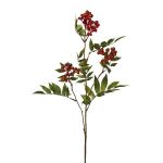 Rama artificial de serbal FRALIM con bayas, rojo, 85 cm