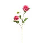Rama artificial de dalia CEVAST, rosa, 70 cm