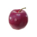 Manzana decorativa HENNY, violeta-fucsia, 8cm, Ø8,5cm