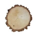 Baumscheibe LAURENTIU aus Holz, natur, 2cm, Ø16-18cm
