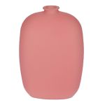 Botella Meplat PAISANTO de vidrio, rosa antiguo mate, 7,5 x 3,5 x 11 cm