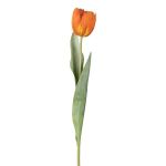 Flor decorativa tulipán GUSNAV, naranja, 50 cm