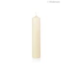 Vela de altar NADEGE 100 % ceresina, marfil, 60 cm, Ø 8 cm, 256 h - Fabricada en Alemania