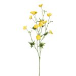 Rama de botón de oro artificial NORA, amarillo, 70cm, Ø2-3cm