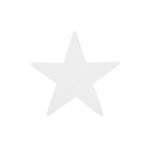 Silhueta decorativa navideña estrella AGENA, blanco, 58 cm