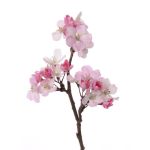 Rama de manzano artificial OCHUKO, con flores, fucsia-blanco, 35cm