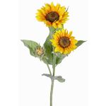 Rama de girasol artificial LUPATA, amarillo, 90cm, Ø11-14cm