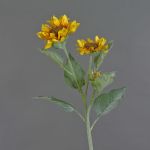 Rama de girasol artificial LUPITA, amarillo, 85cm, Ø12-15cm