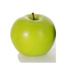Manzana de plástico ADALBERO, verde, 8cm, Ø8cm