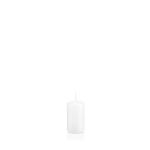 Vela de farol MAEVA, cilíndrica, blanco, 10cm, Ø5cm, 23h - Made in Germany