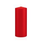 Vela de farol MAEVA, cilíndrica, rojo, 20cm, Ø8cm, 119h - Made in Germany