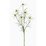 Comino negro artificial SEVIN, blanco-verde, 65cm, Ø6-7cm