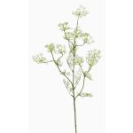 Rama de eneldo artificial WINCENT, blanco, 80cm, Ø5-7cm